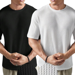 Pack of 2 — Waffle Knit Tees