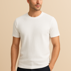 Drop Needle Texture T-shirt
